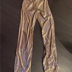 Gold Sequin Women's Pants